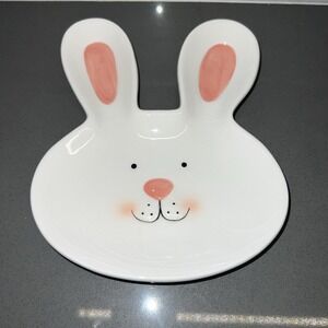 Easter~"Holiday Home" carrot patch bunny plate